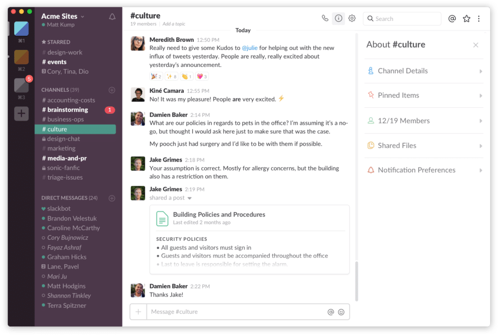 Slack : outils de freelance pour communiquer 