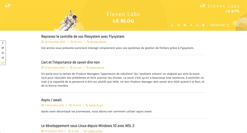 blog programmation informatique Eleven Labs