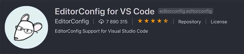 Extension VS Code Editor Config