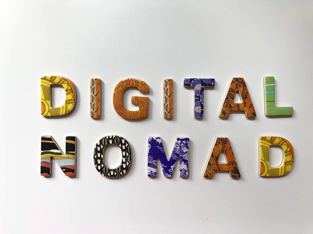 digital nomad text