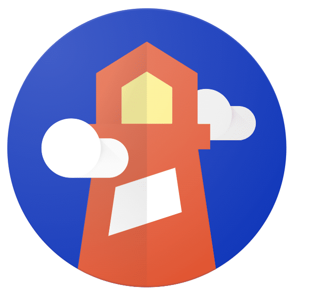 Logo de Lighthouse, extension de développement de Google permettant de tester un site en cours de développement